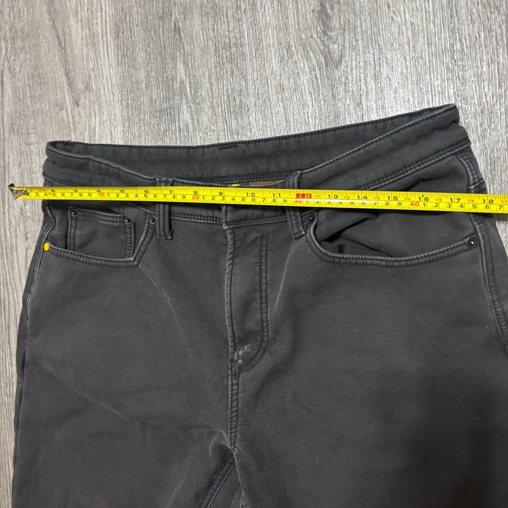 CAT Caterpillar Work Pants Mens 34x32 Black Stretch Canvas Utility Heavy Duty - Picture 12 of 13